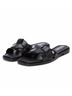 XTI Black Women's Flat Sandals Size 5 1/2 - photo 4