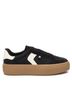 XTI Black Women's Textile Sneakers Size 9 1/2 - photo 1