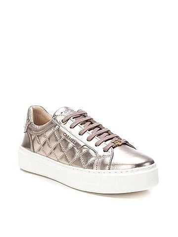 XTI Women's Leather Trainer Sneakers (view 2)