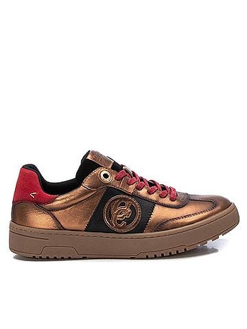 XTI Women's Leather Trainer Sneakers (view 1)