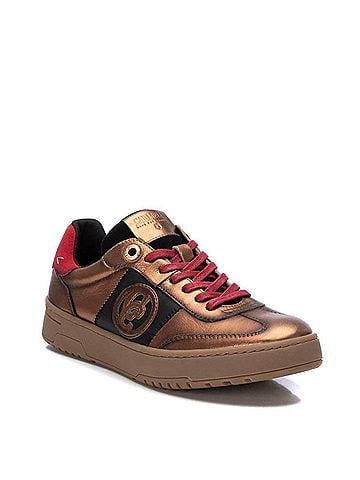 XTI Women's Leather Trainer Sneakers (view 2)