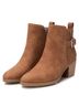 XTI Brown Women's Ankle Booties Size 5 1/2 - photo 4