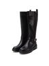 XTI Black Women's Biker Tall Boots Size 5 1/2 - photo 4