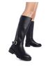 XTI Black Women's Biker Tall Boots Size 5 1/2 - photo 5