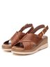 XTI Brown Women's Wedge Sandals Size 6 - photo 4