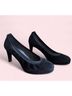 Stuart Weitzman 100% Suede Black Heels Size 9 1/2 - photo 5