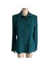 Harve Benard Solid Teal Blazer Size 10 - photo 1