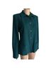 Harve Benard Solid Teal Blazer Size 10 - photo 4