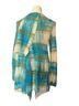 Sparrow Print Blue Green Ivory Jacket Size S - photo 2