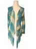 Sparrow Print Blue Green Ivory Jacket Size S - photo 1