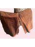 Artisan 100% Leather Brown Leather Skirt Size 4 - photo 4