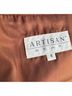 Artisan 100% Leather Brown Leather Skirt Size 4 - photo 3