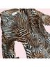 Caviar 100% Polyester Stripes Multi Color Button-Down Shirt Size S - photo 4