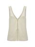 Sancia Brown Lira Top in Shell Size XS - photo 1