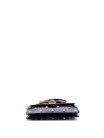 Gucci Broadway Pearly Bee Shoulder Bag Embellished Leather Mini (view 2)