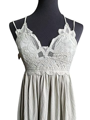 Zenana Lace Bust Hilo Cami in White (view 2)