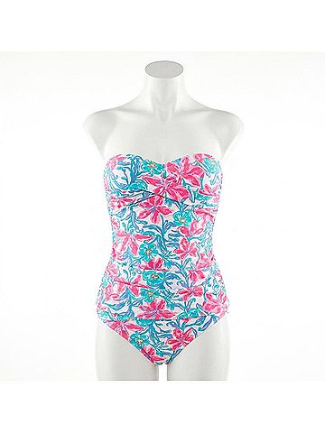 Lilly Pulitzer Lagoon Sarong Hipster Bottom in Multi (view 1)
