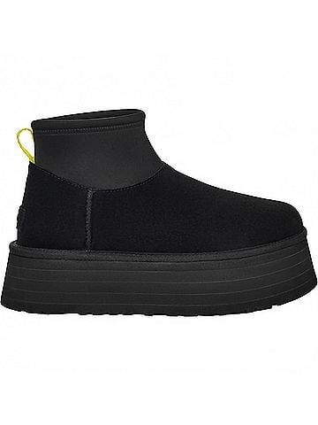 Ugg Women's Classic Mini Dipper Booties in Black (view 1)