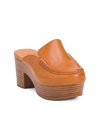 Chocolat Blu Women's Gem Heeled Mules in Cognac (view 1)