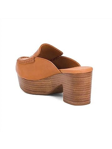 Chocolat Blu Women's Gem Heeled Mules in Cognac (view 2)