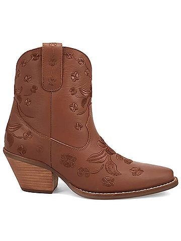 Dingo Women's Sweetheart Bootie in Brown (view 1)