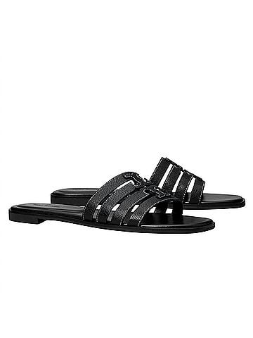 Tory Burch Women's Ines Cage Slide in Black (view 2)