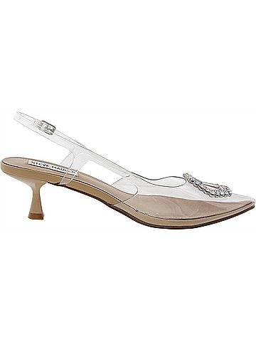 Steve Madden Women's Lorah Classy Slingback Pump Heel in Clear (view 1)