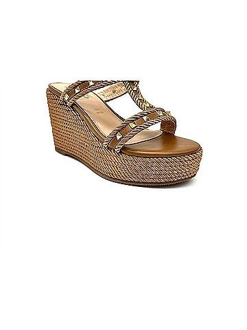 exe Women's Valeria Wedge Sandal in Bronze/Tan (view 2)