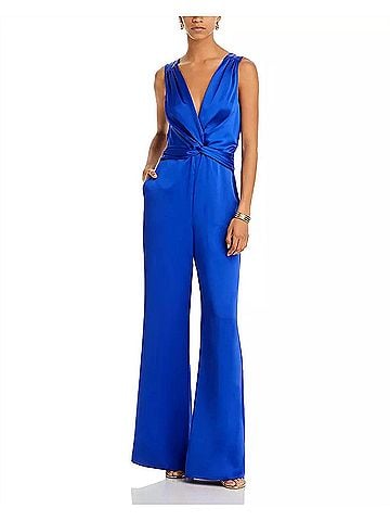 Ramy Brook Meryl Sleeveless Twist Front Jumpsuit in Blue (view 2)