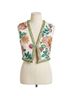 MISA Los Angeles White Bashira Top in White Multicolor Size M - photo 1