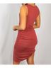 White Birch Red Ruched Mini Dress in Rust Size XL - photo 3