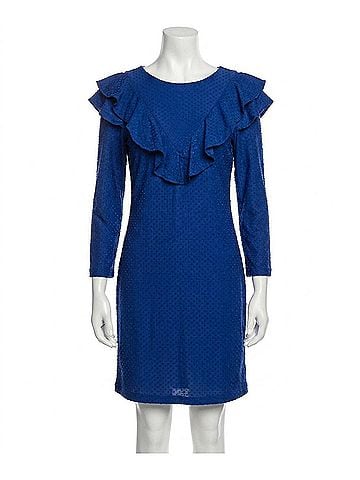 Lilly Pulitzer Pheby Dress in Oyster Bay Navy Cozy Knit Swiss Dot (view 1)