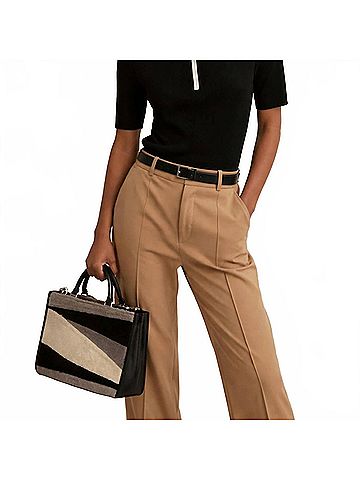 Calvin Klein Women's Shoulder Bag in Black And Cream (view 2)