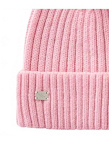Soia & Kyo Women's Amalie Knit Hat With Pom in Pink Treat (view 2)