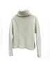J.Crew Solid White Turtleneck Sweater Size M - photo 4