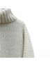 J.Crew Solid White Turtleneck Sweater Size M - photo 7