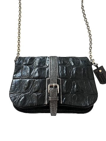 Longchamp More Is More Croc Embossed Leather Chain
 Leather Crossbody Bag (view 1)
