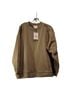 Reformation 100% Cotton 2% Spandex Solid Brown Tan Sweatshirt Size L - photo 1