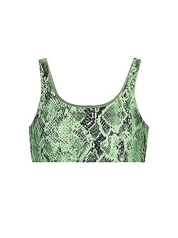 Alo Vapor Snakeskin Print Sports Bra (view 2)