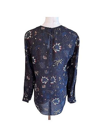 A.L.C. Noemi Long Sleeve Silk Top (view 2)
