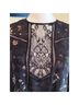 A.L.C. 100% Silk Floral Black Long Sleeve Silk Top Size 4 - photo 7