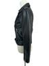 ALLSAINTS 100% Sheepskin 100% Polyester 100% Polyester Solid Black Leather Jacket Size 0 - photo 8
