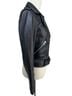 ALLSAINTS 100% Sheepskin 100% Polyester 100% Polyester Solid Black Leather Jacket Size 0 - photo 9