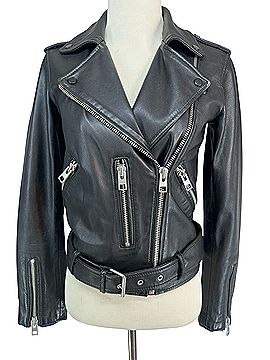 ALLSAINTS Balfern Biker  Leather Jacket (view 1)