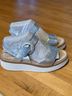 Naot 100% Leather Silver Sandals Size 11 - photo 4