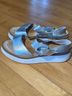 Naot 100% Leather Silver Sandals Size 11 - photo 11