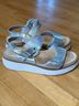Naot 100% Leather Silver Sandals Size 11 - photo 6