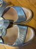 Naot 100% Leather Silver Sandals Size 11 - photo 8