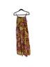 Banjanan 100% Cotton Floral Tan Pink Orange Yellow Casual Dress Size M - photo 4