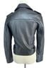 ALLSAINTS 100% Sheepskin 100% Polyester 100% Polyester Solid Black Leather Jacket Size 0 - photo 2